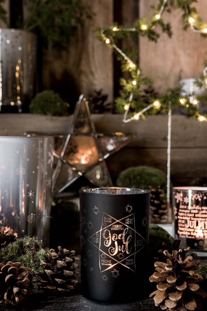 Ljuslykta God Jul från Majas lyktor säljs till förmån för Barncancerfonden